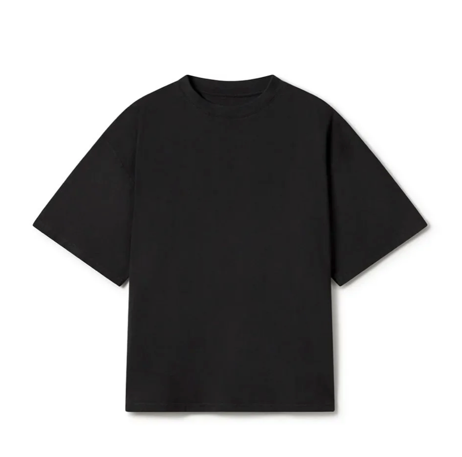 Playera Oversize 240 GSM NEGRO